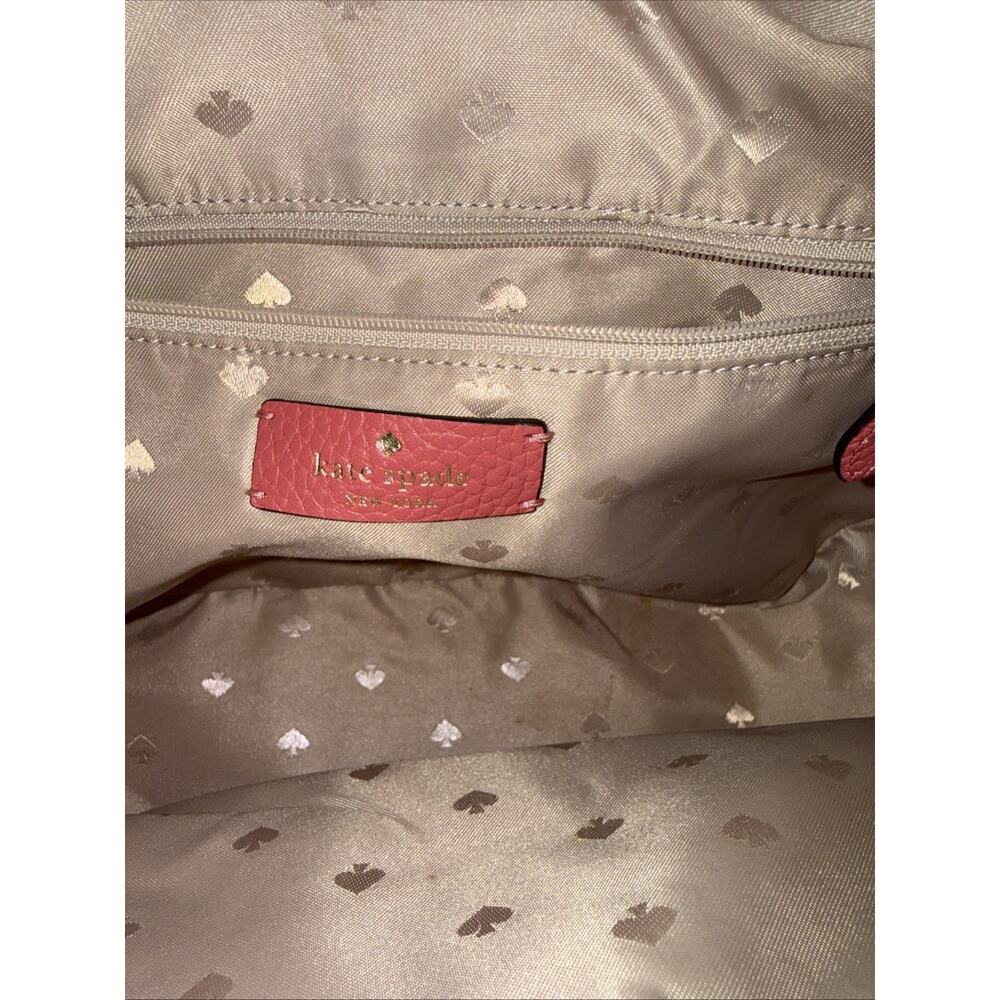 Kate Spade Weston Pebbled Leather Shoulder Bag In Soft Coral Hobo Style - Picture 8 of 10